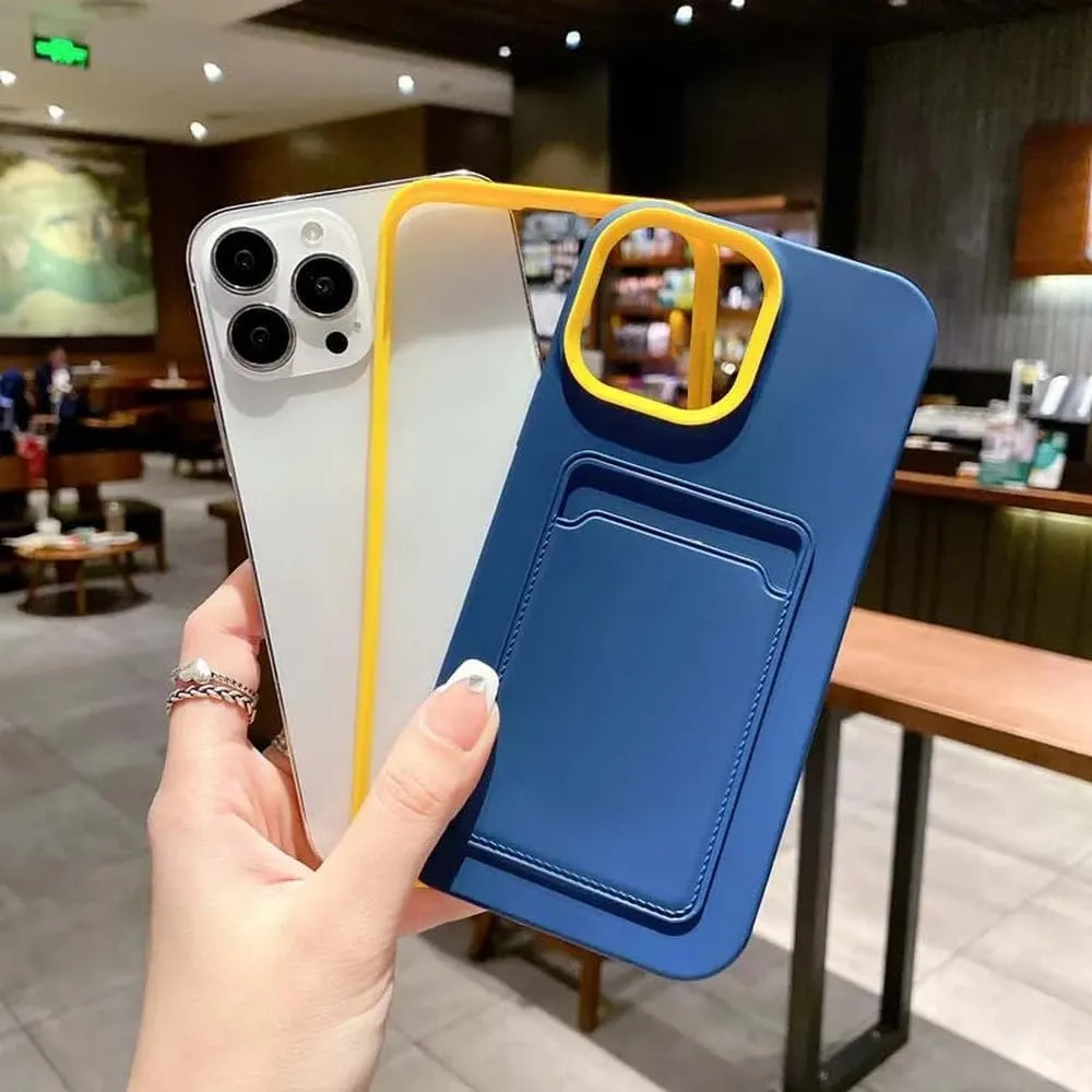 Explosion Proof 3-in-1 Liquid Card Silicone Phone Case for iPhone 14 15 13 12 11 Pro Max X XR XS Max Crash Protective Case,Purple, for iPhone 15