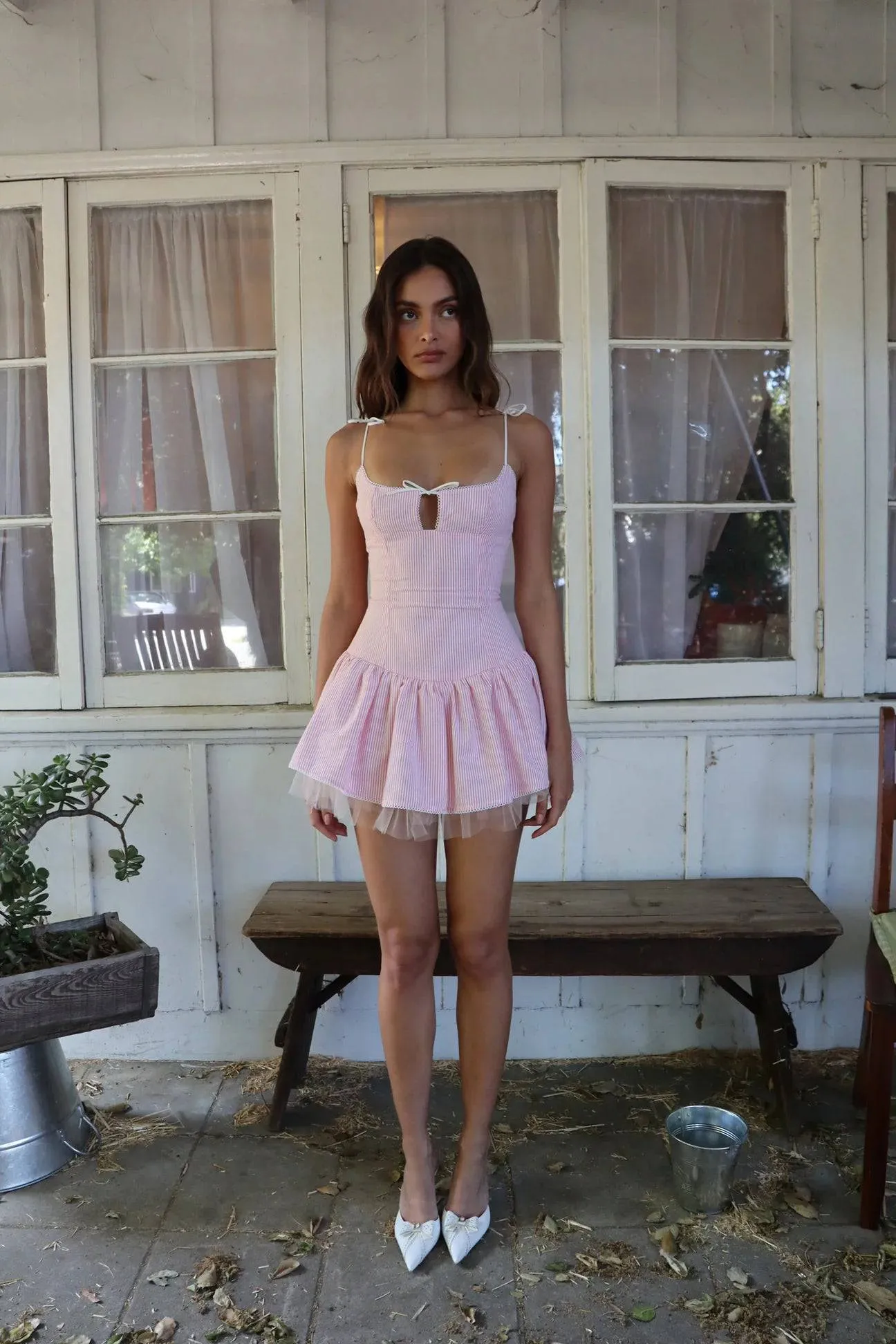 Fait Par Foutch - Ember Dress in Ballet Stripe