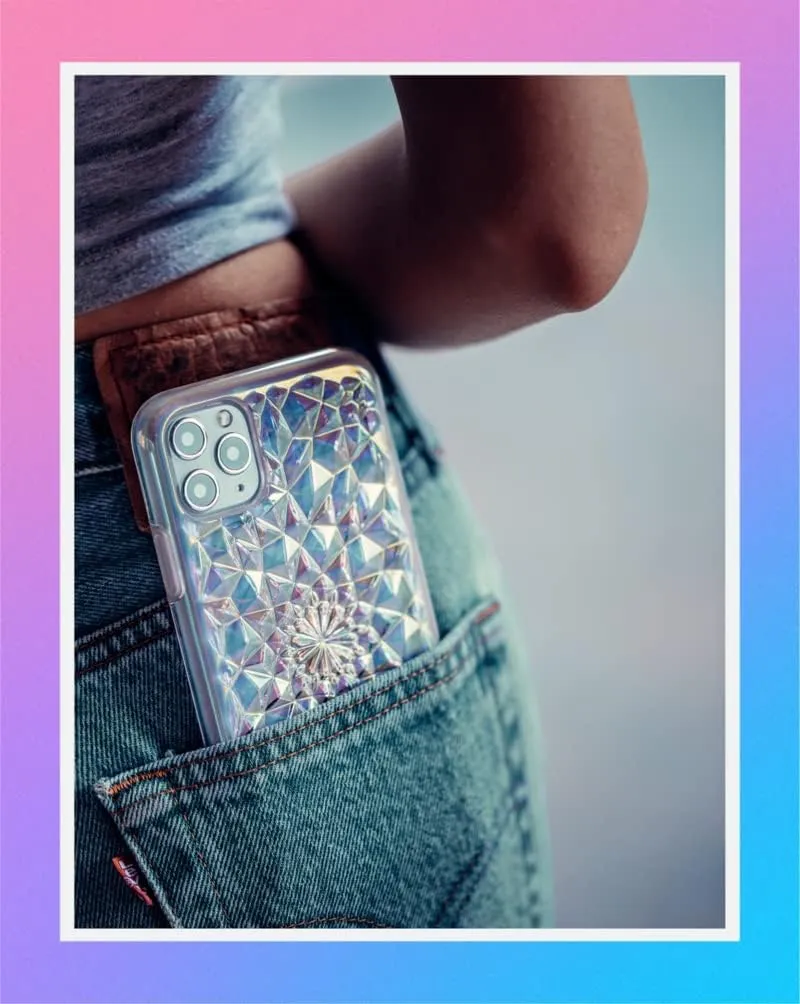 FELONY CASE iPhone 13 Pro Case - Clear Cosmic Kaleidoscope Phone Cover - Anti-Scratch, Tough and Durable, 360 Shockproof Protective Case Designed for Apple iPhone 13 Pro