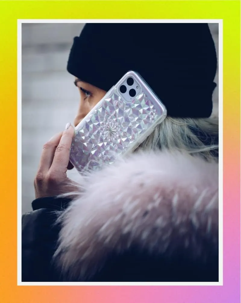 FELONY CASE iPhone 13 Pro Case - Clear Cosmic Kaleidoscope Phone Cover - Anti-Scratch, Tough and Durable, 360 Shockproof Protective Case Designed for Apple iPhone 13 Pro
