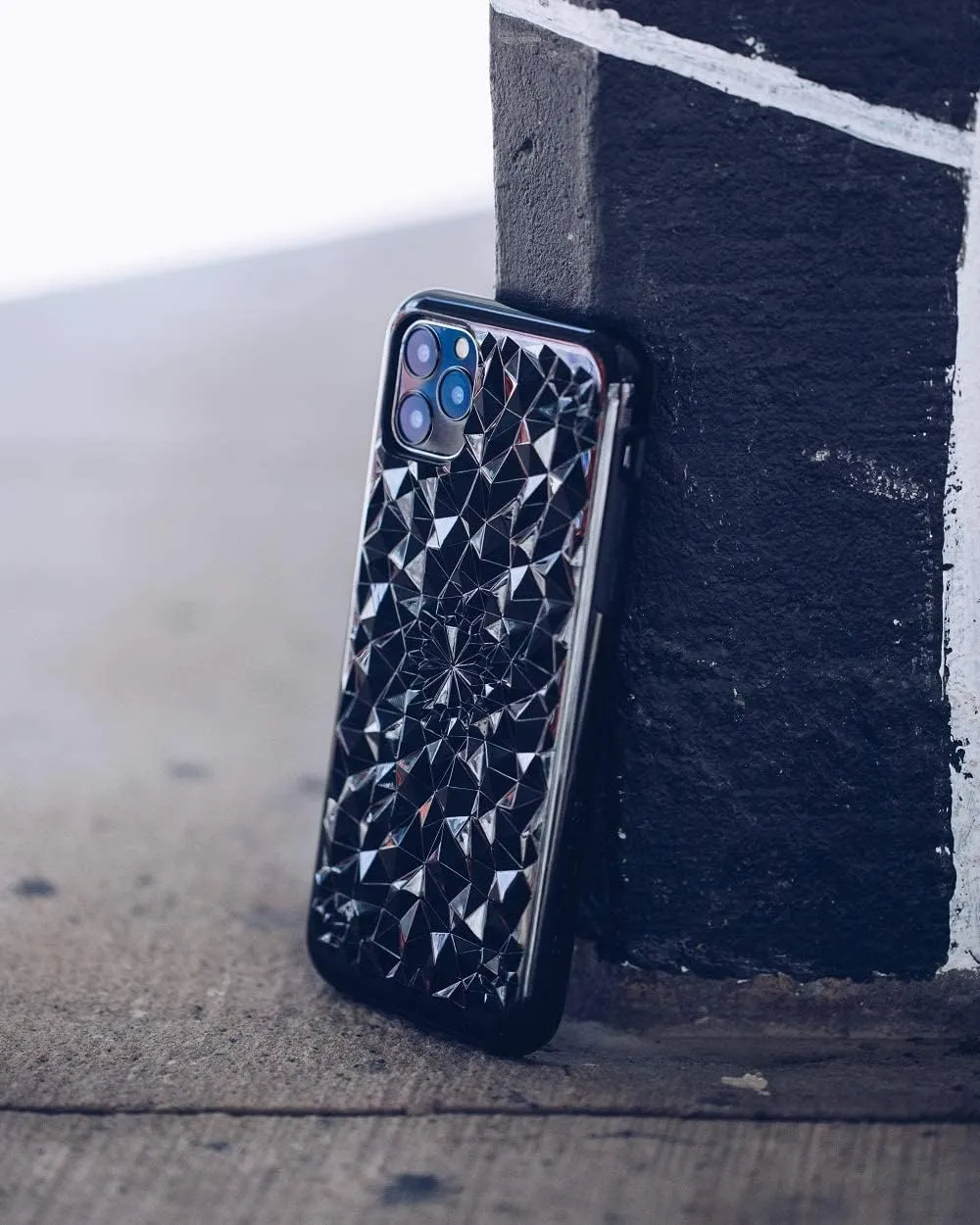 FELONY CASE iPhone 13 Pro Case - Gloss Black Kaleidoscope Phone Cover - Anti-Scratch, Tough and Durable, 360 Shockproof Protective Case Designed for Apple iPhone 13 Pro