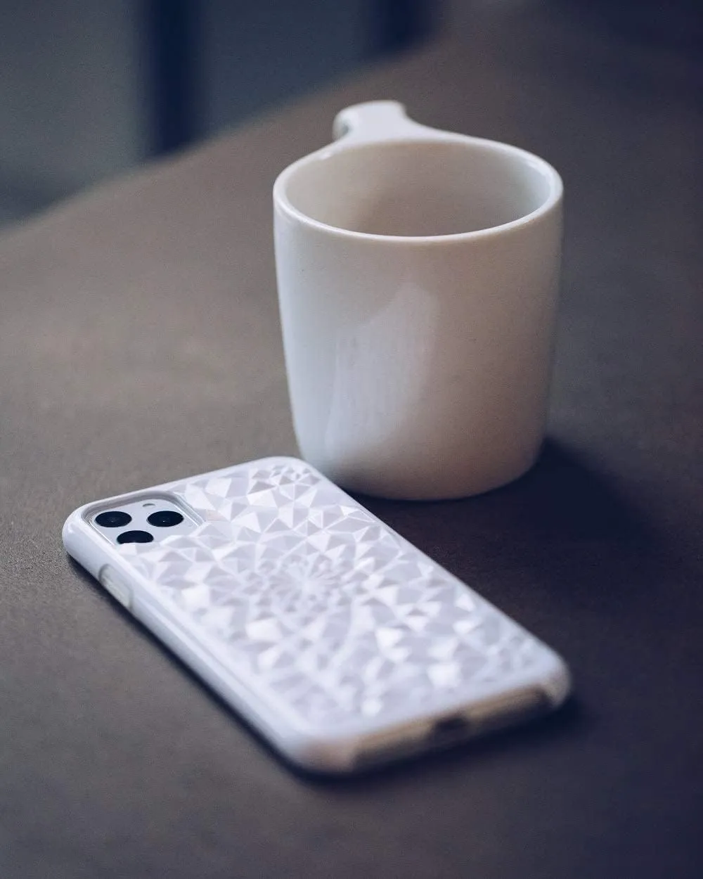 FELONY CASE iPhone 13 Pro Case - Gloss White Kaleidoscope Phone Cover - Anti-Scratch, Tough and Durable, 360 Shockproof Protective Case Designed for Apple iPhone 13 Pro