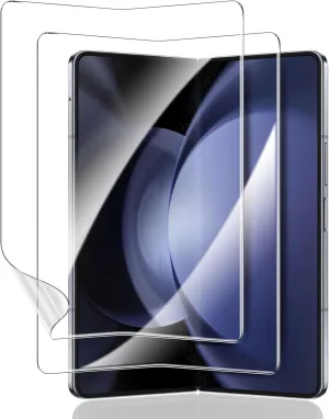 Fotbor [2 Pack] for Samsung Galaxy Z Fold 5 Screen Protectors Flexible Soft Inner Screen EPU Protective Film Full Coverage Clear Bubble-Free Case Friendly Screen Protector for Galaxy Z Fold 5, 7.6-Inch