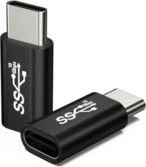FOXWELL USB-C Male to USB-C Female Extender Adapter for Android Phones with Thick Cases, Compatible with The Android Version of Foxwell RT100 Thermal Imaging Camera for Flexible Inspection