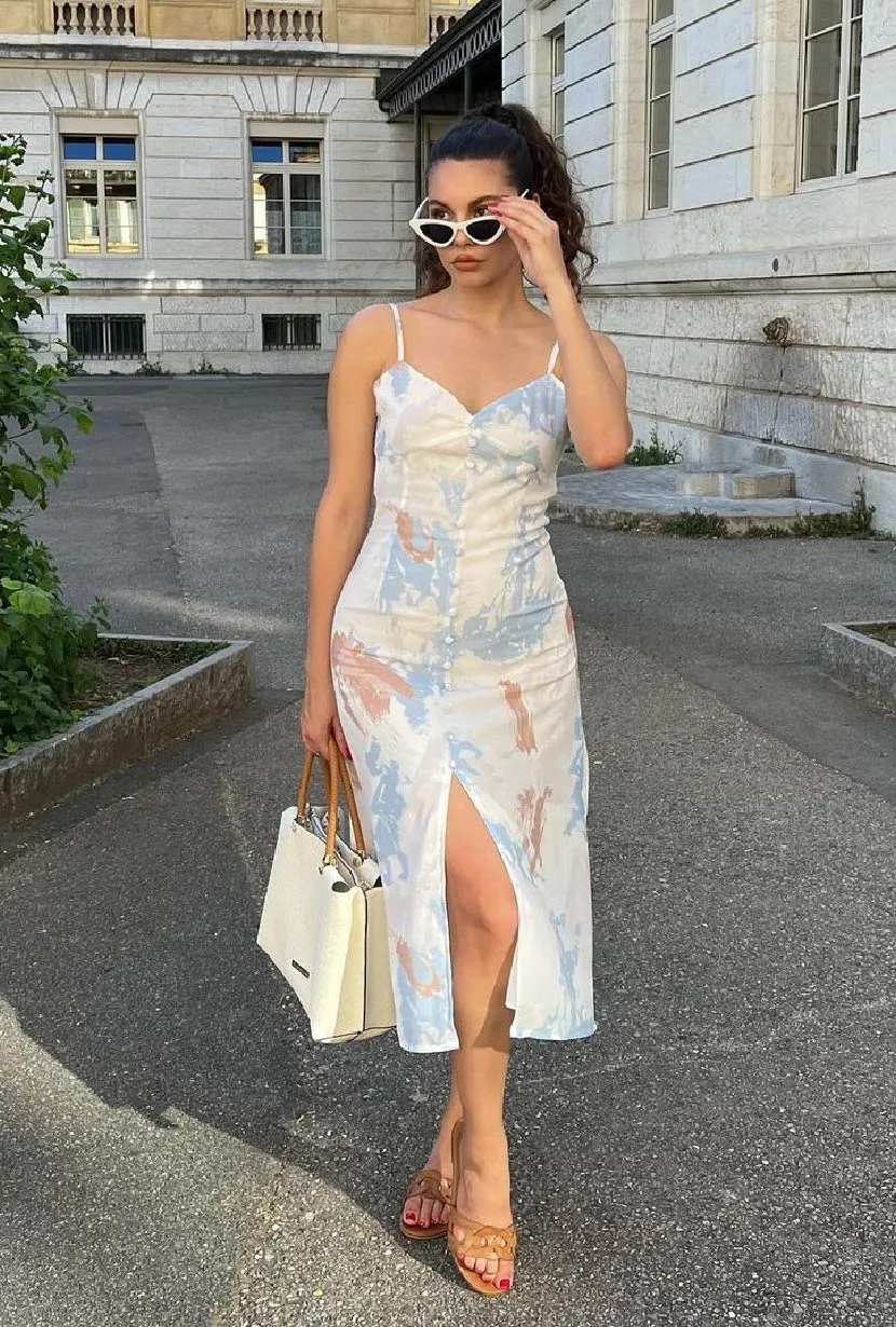 Francisco Dress - Abstract Colors