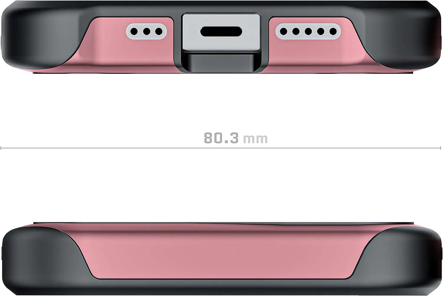 Ghostek Atomic Slim iPhone 13 Case for Women with MagSafe and Pink Aluminum Bumper Cute Girly Premium Phone Covers Wireless Charging Compatible Designed for 2021 Apple iPhone 13 (6.1 inch) (Pink)