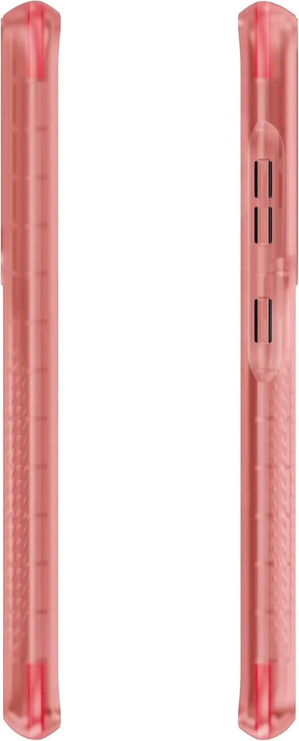 Ghostek Covert Pink Galaxy S21 Case for Women Clear Protective Phone Cover Durable Silicone Shockproof Protection Wireless Charging Compatible Designed for 2021 Samsung S21 5G (6.2inch) (Pink)
