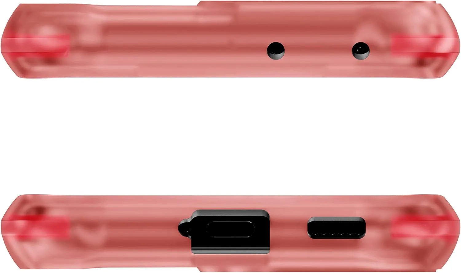 Ghostek Covert Pink Galaxy S21 Case for Women Clear Protective Phone Cover Durable Silicone Shockproof Protection Wireless Charging Compatible Designed for 2021 Samsung S21 5G (6.2inch) (Pink)