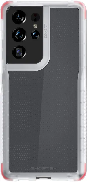 Ghostek Covert Samsung S21 Case Clear Protective Phone Covers with Durable Slim Fit Design Shockproof Protection Wireless Charging Compatible Designed for 2021 Galaxy S21 5G (6.2 Inch) (Clear)
