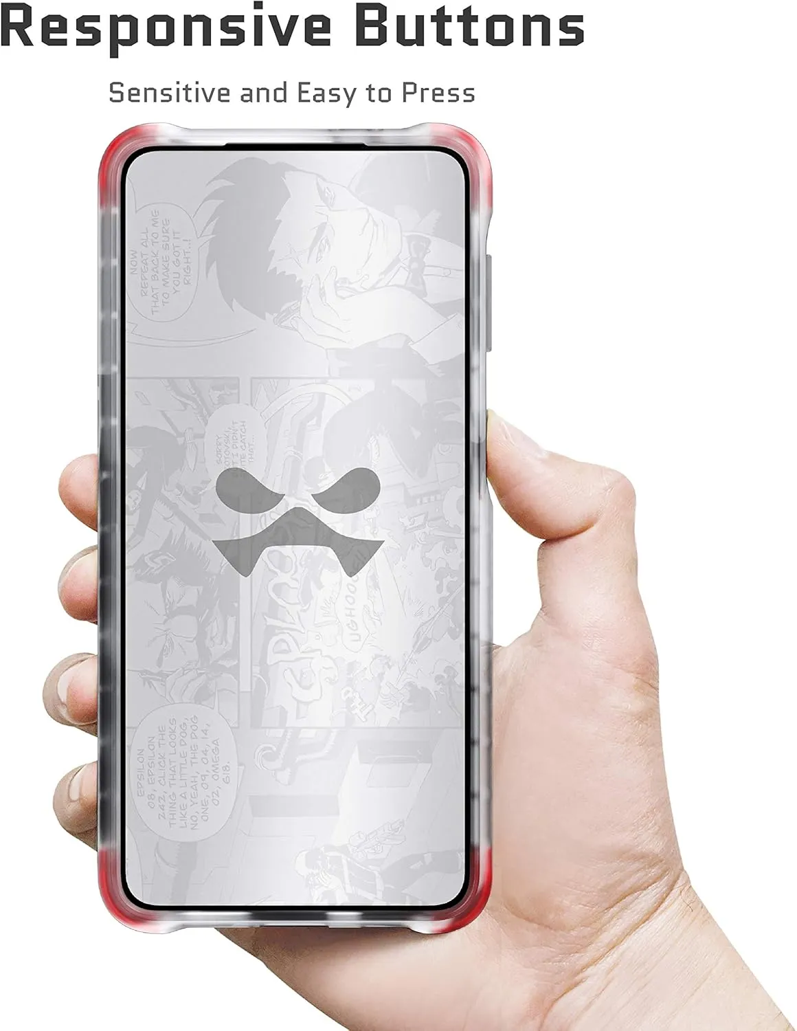 Ghostek Covert Samsung S21 Case Clear Protective Phone Covers with Durable Slim Fit Design Shockproof Protection Wireless Charging Compatible Designed for 2021 Galaxy S21 5G (6.2 Inch) (Clear)