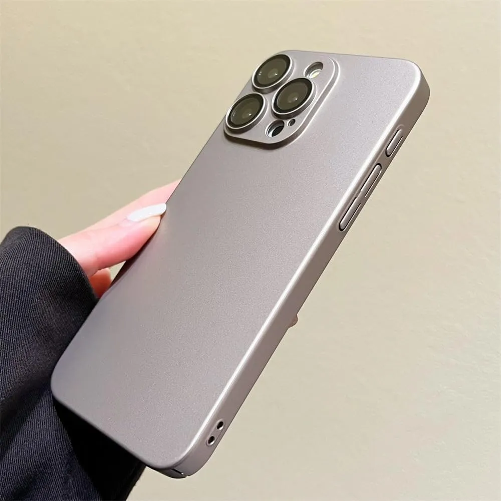 Hard Matte Armor Rugged Plastic Case for iPhone 15 14 13 12 11 Pro Max Plus Slim Camera HD Glass Protection Cover,red,for iPhone 12 Pro