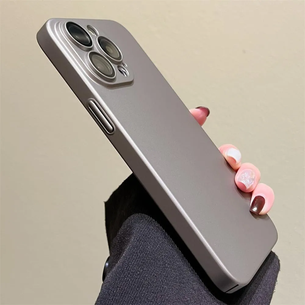 Hard Matte Armor Rugged Plastic Case for iPhone 15 14 13 12 11 Pro Max Plus Slim Camera HD Glass Protection Cover,red,for iPhone 12 Pro