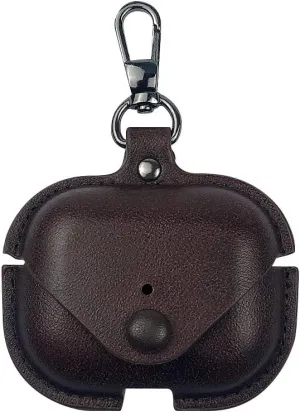 Headphones Cases for AirPods Pro Case Cover, Business PU Leather Cases Covers with Carabiner Apple AirPods Pro 1st Charging Case Cases