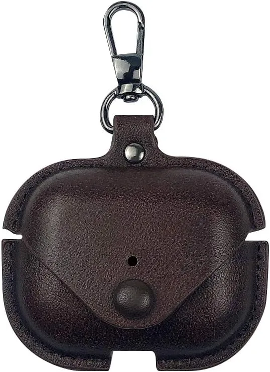 Headphones Cases for AirPods Pro Case Cover, Business PU Leather Cases Covers with Carabiner Apple AirPods Pro 1st Charging Case Cases