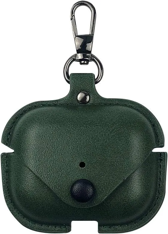 Headphones Cases for AirPods Pro Case Cover, Business PU Leather Cases Covers with Carabiner Pro 1st Charging Case Cases