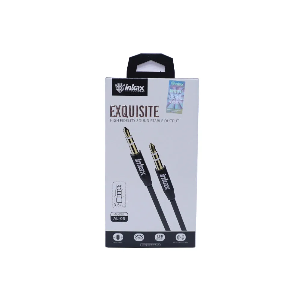 INKAX High Fidelity and Stable Output AUX Cable AL-06