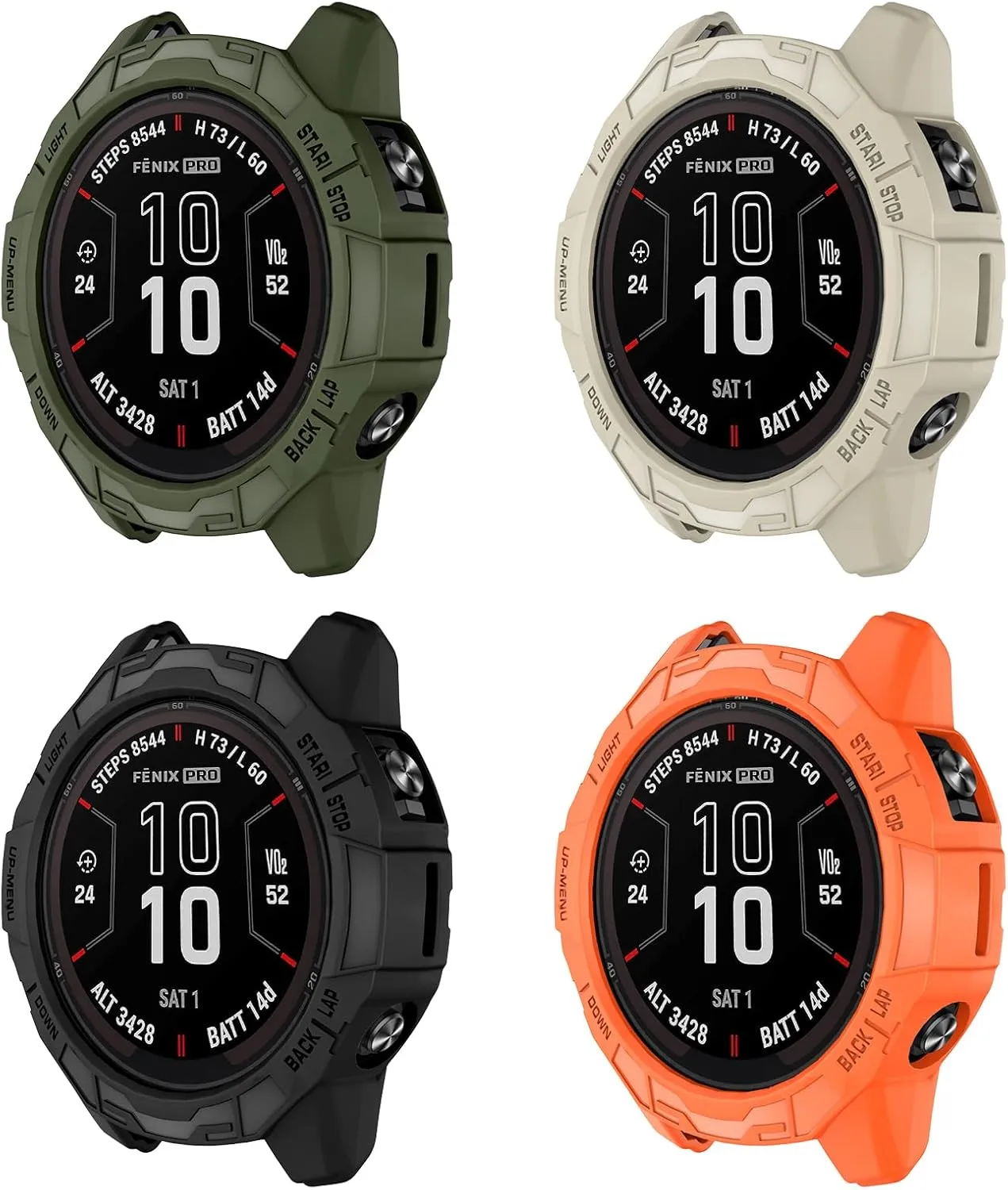 ISABAKE Case Cover Compatible with Garmin Fenix 7/Fenix 7 Pro/EPIX Pro 47mm, Soft Anti Drop Replacement Protective Cases Smart Watch Accessories