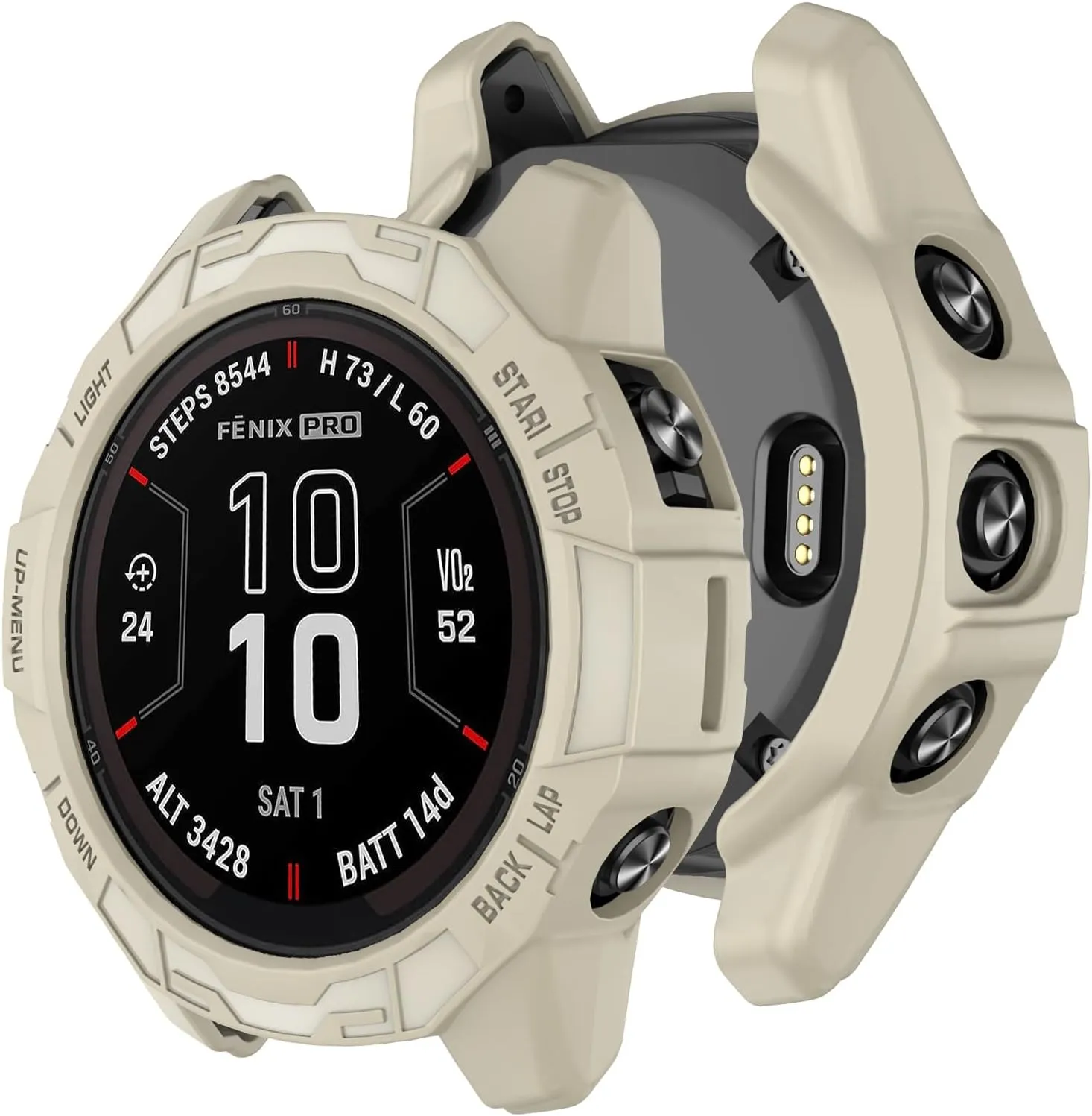 ISABAKE Case Cover Compatible with Garmin Fenix 7/Fenix 7 Pro/EPIX Pro 47mm, Soft Anti Drop Replacement Protective Cases Smart Watch Accessories