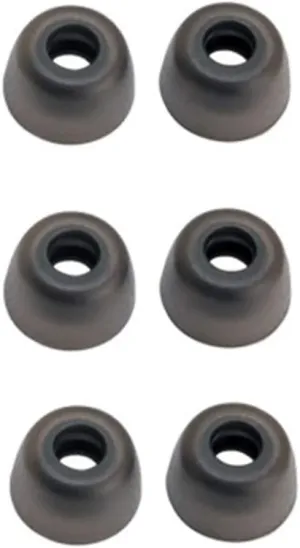 JNSA Replacement Eartip Ear Buds Tips for Jabra Elite Active 65t /Jabra Elite 65t / Samsung Galaxy Buds,[Fit in The Case] Fit & Comfortable, 3 Paris, [Small Size][Gray Black][DZ3PS]