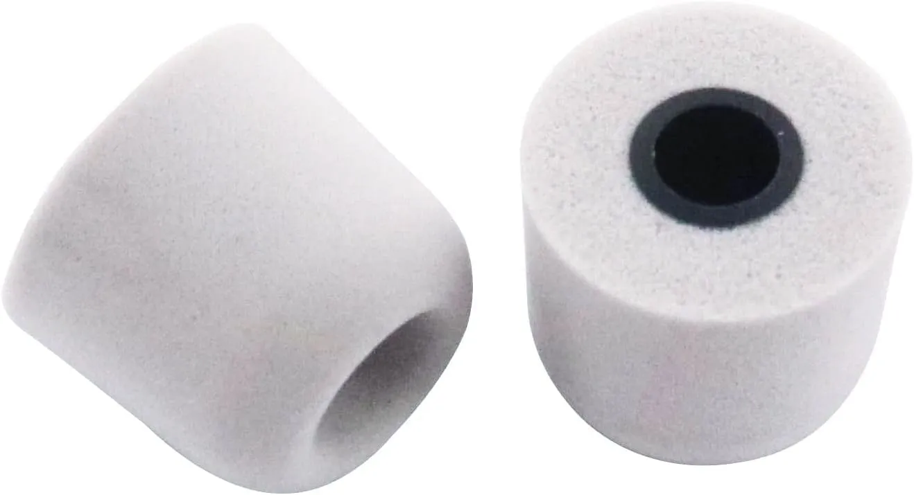 JNSA Replacement for WF 1000XM4 Silver 1000XM5 Memory Foam Ear Tips Noise Canceling Foam Eartips Ear Plug Ear Tip Foam Ear Caps M Size 3 Pairs, [Fit in Case], Silver,Medium Size (FoamXM4S3PM)