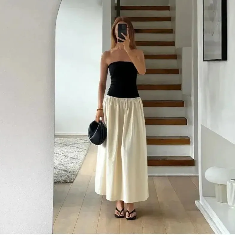 Justina Drop Waist Dress