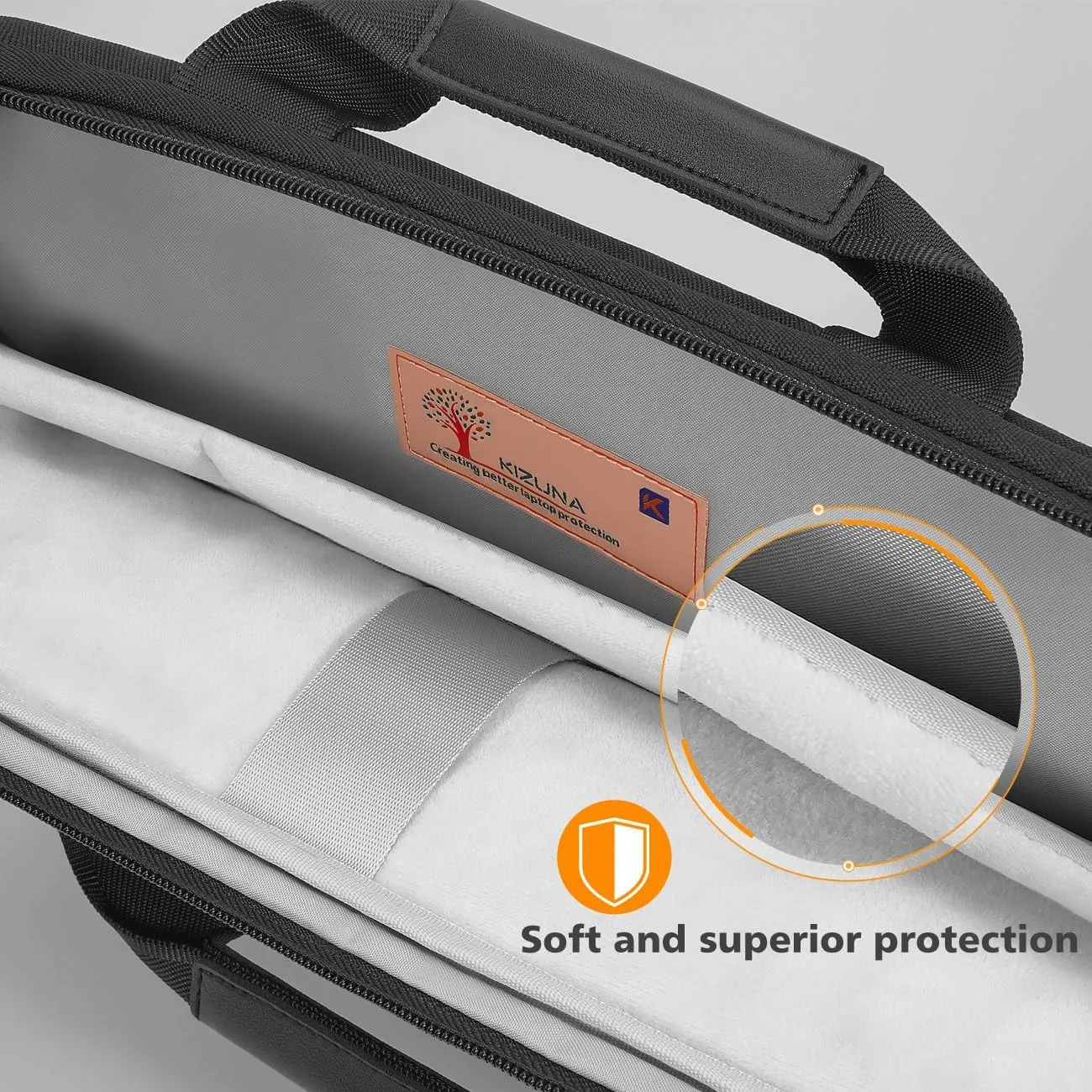 KIZUNA Laptop Bag Case 13 Inch Computer Shoulder Sleeve for 13.6" New MacBook Air M2/MacBook Pro 14 M2 Pro M1 MAX/14 Lenovo ThinkPad X1 Carbon/Yoga C740 S740 C930/IdeaPad Flex 5i/Dell, Black