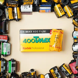 Kodak TMax 400 120 Medium Format Versatile B&W Film Exp2024