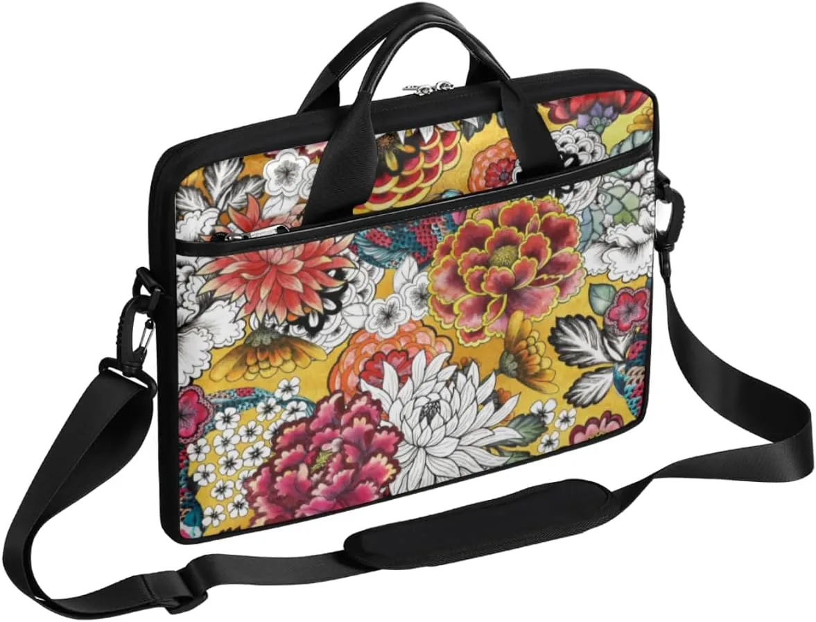 Laptop Bag Case Shoulder Messenger Carrying Bag 13 14 15 Inch Waterproof Computer Sleeve Cover