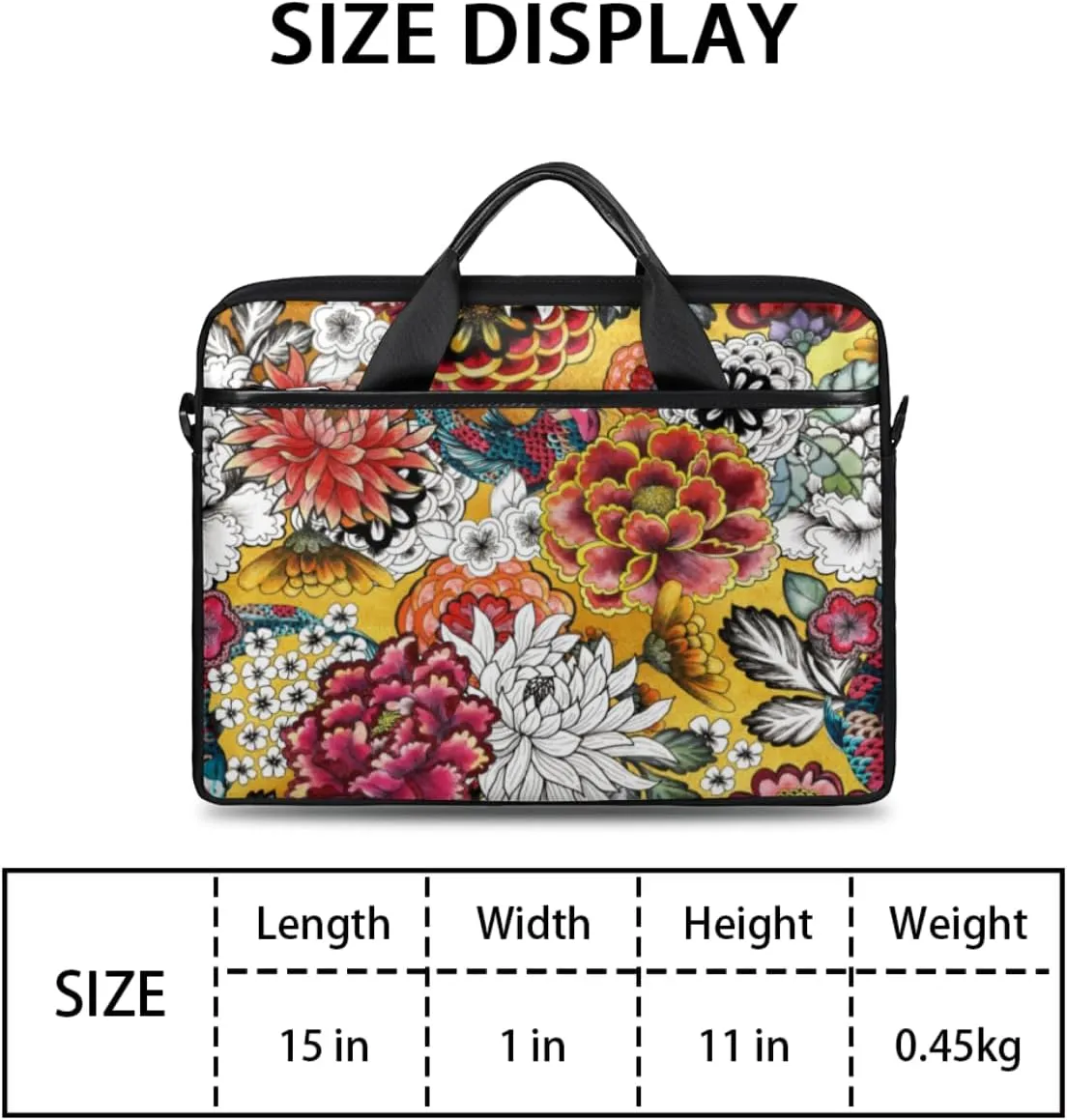 Laptop Bag Case Shoulder Messenger Carrying Bag 13 14 15 Inch Waterproof Computer Sleeve Cover