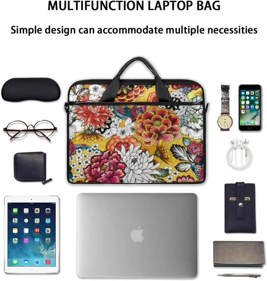 Laptop Bag Case Shoulder Messenger Carrying Bag 13 14 15 Inch Waterproof Computer Sleeve Cover