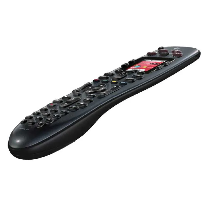 Logitech Harmony 700 Universal Rechargeable Remote with Color Screen in Black