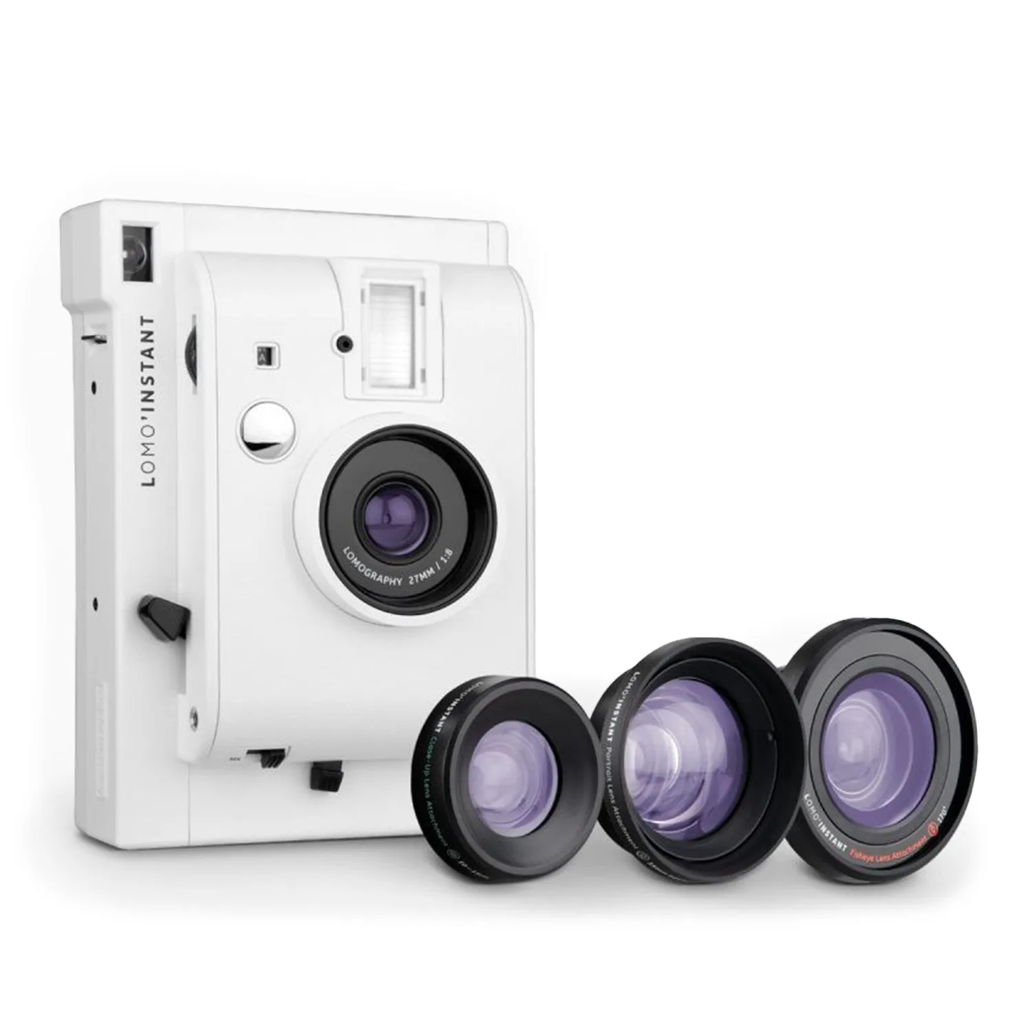 Lomography Lomo'Instant Camera & Lenses - White Edition