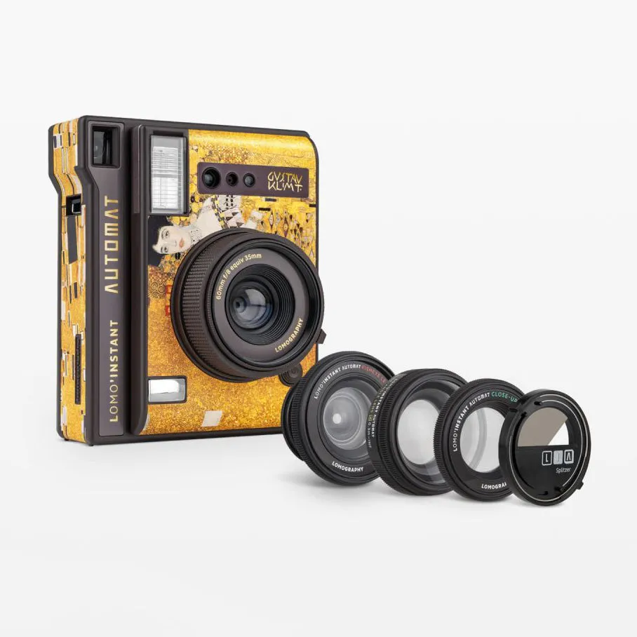 LomoInstant Automat & Lenses Klimt Gold Leaf Edition