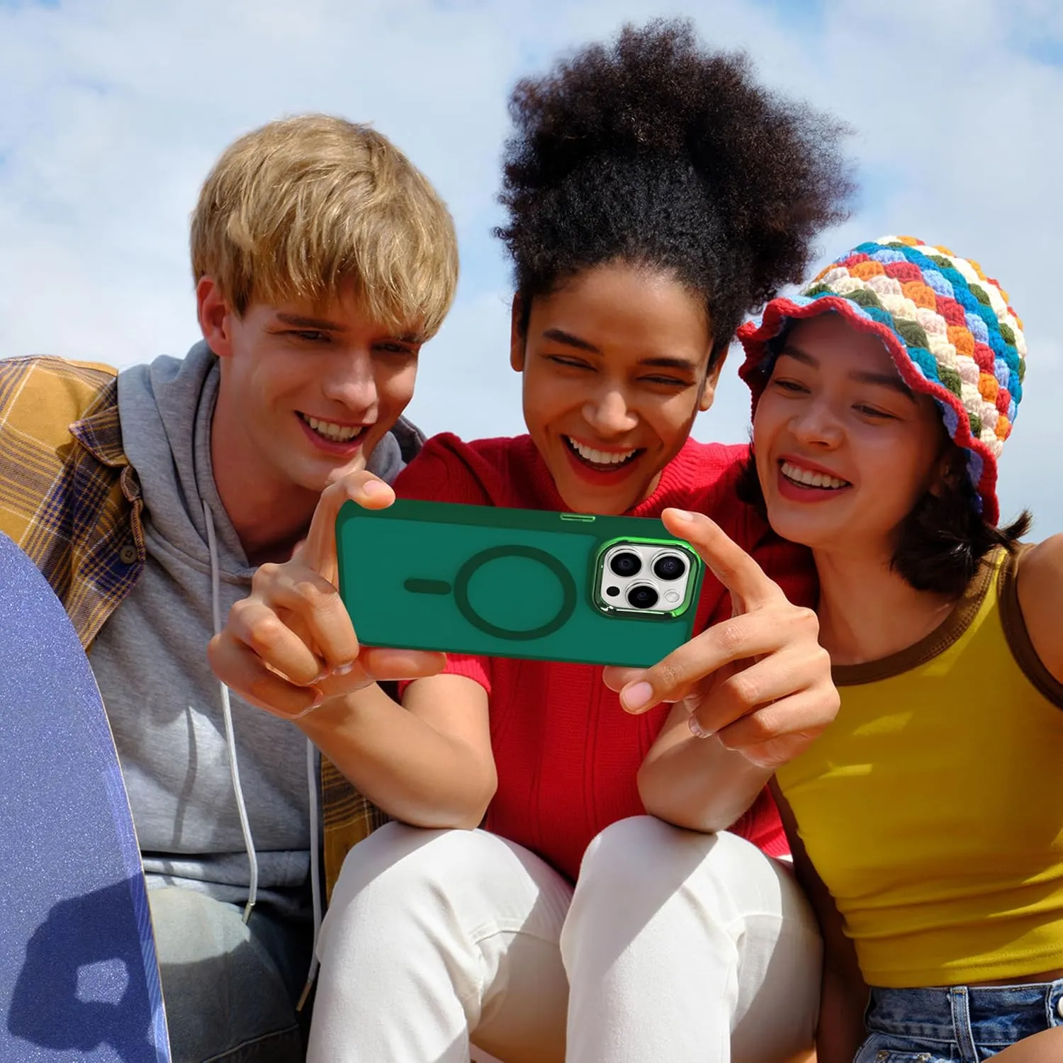 Magnetic Case for iPhone 11 [MagSafe Compatible] - Translucent Matte Slim Thin Shockproof Protective Cover for Women, Men, and Girls, Compatible with iPhone 11, Green