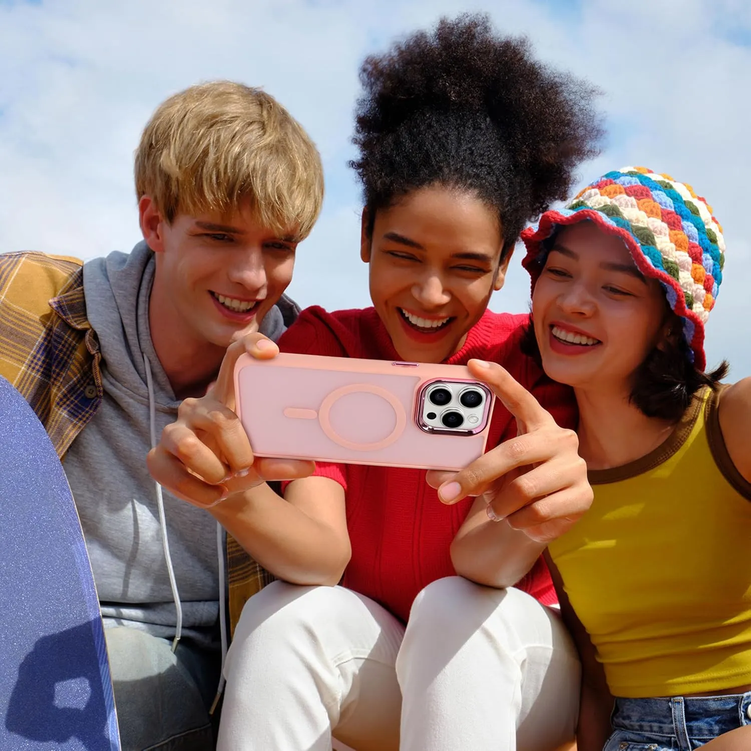 Magnetic Case for iPhone 11 [MagSafe Compatible] - Translucent Matte Slim Thin Shockproof Protective Cover for Women, Men, and Girls, Compatible with iPhone 11, Pink