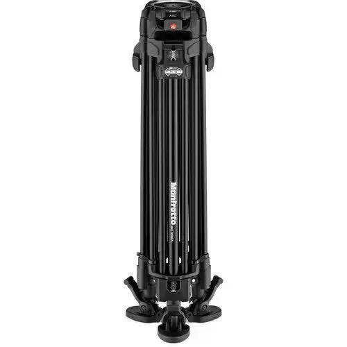 Manfrotto 504X Fluid Video Head & 645 FAST Aluminium Tripod with Mid-Level Spreader
