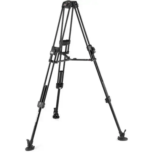 Manfrotto 504X Fluid Video Head & 645 FAST Aluminium Tripod with Mid-Level Spreader