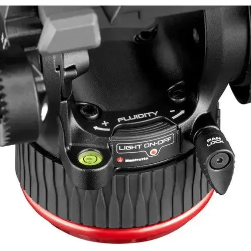 Manfrotto 504X Fluid Video Head with 635 FAST Carbon Fibre Tripod