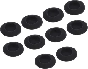 MECCANIXITY Replacement Foam Ear Tips Earbuds Bud 45mm Earbuds Tips for Earphones Black 10 Pcs