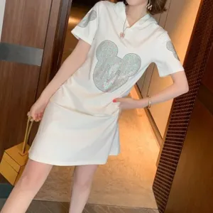 Minnie Hooded T-Shirt Dress