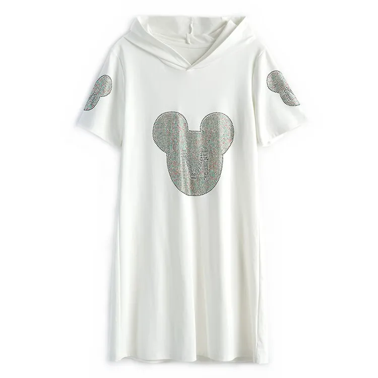 Minnie Hooded T-Shirt Dress