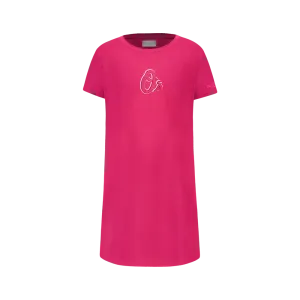 MLB BALTIMORE ORIOLES TRIPLE PINK BIG GIRLS TOP DRESS (BEETROOT PURPLE)