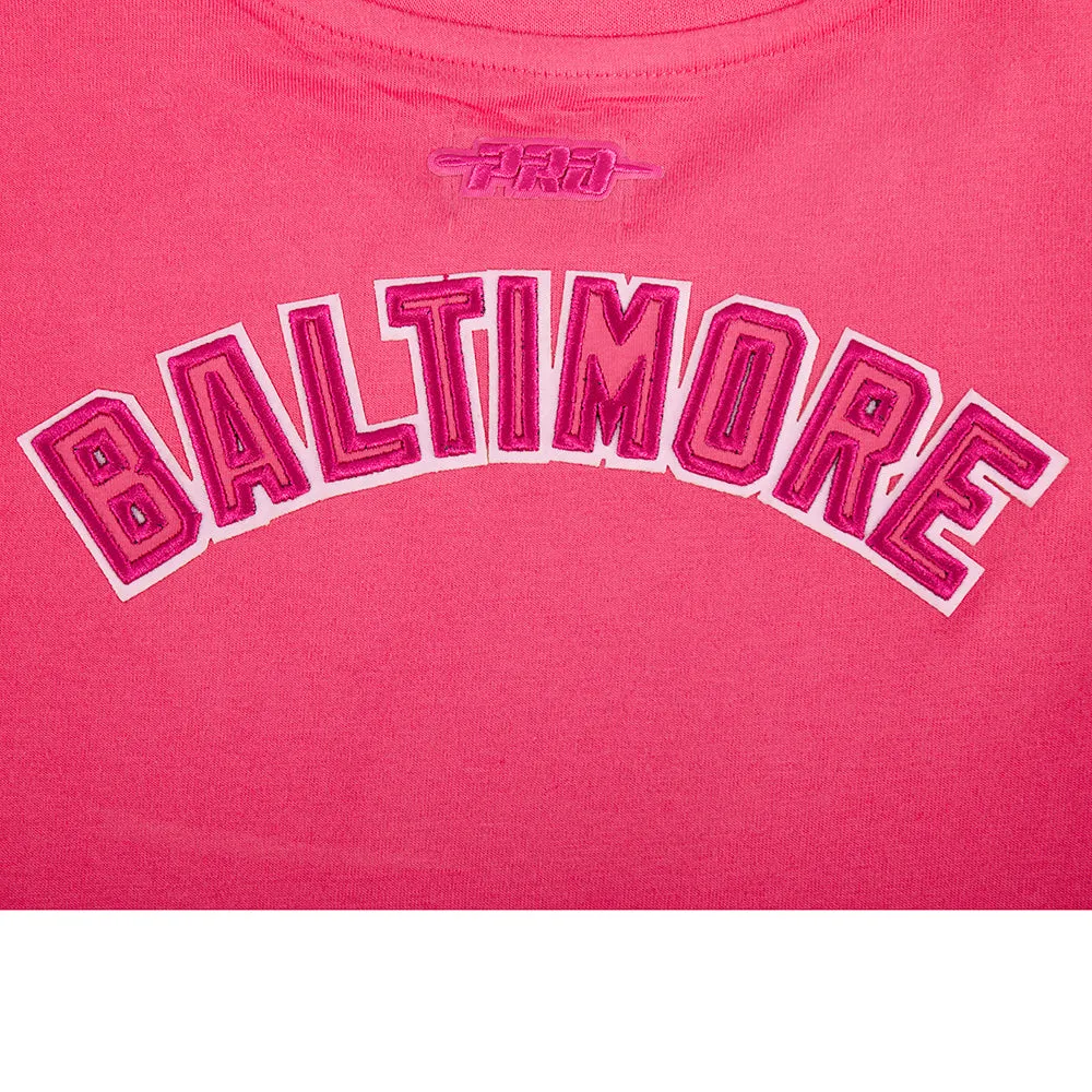 MLB BALTIMORE ORIOLES TRIPLE PINK BIG GIRLS TOP DRESS (BEETROOT PURPLE)