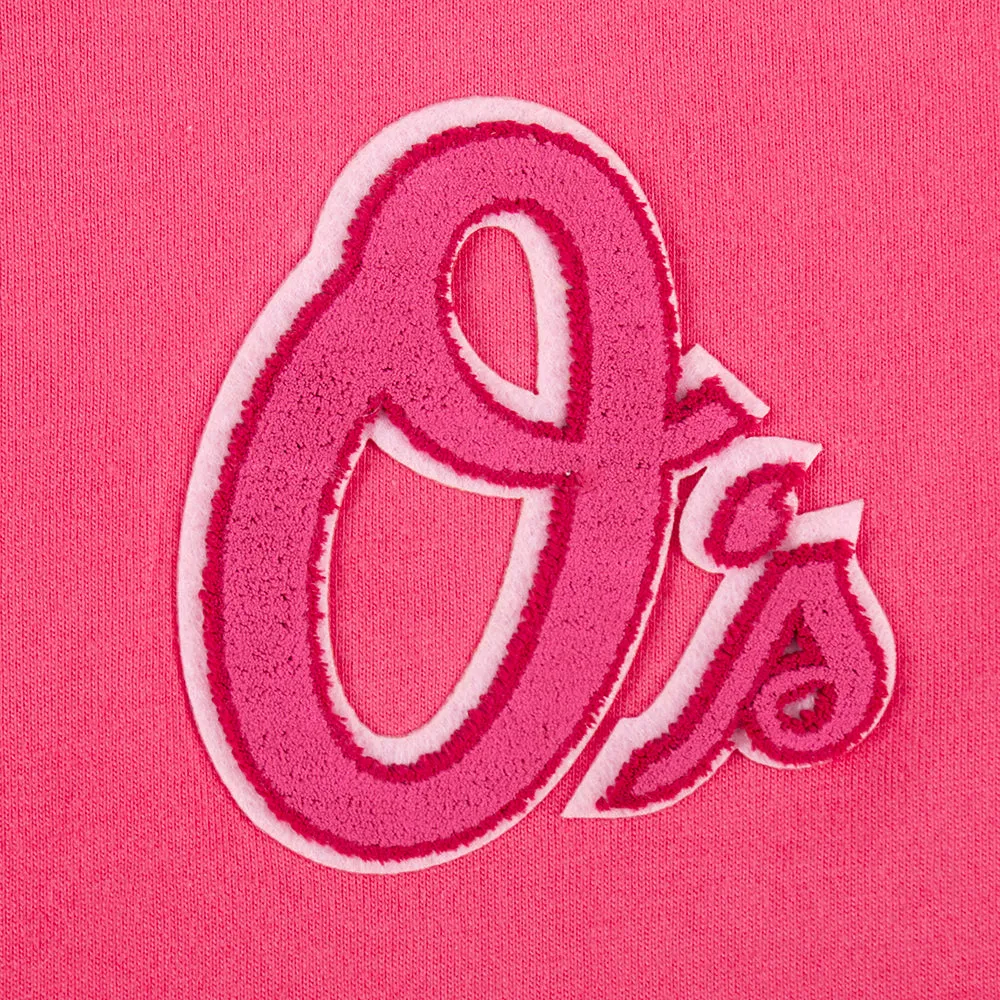 MLB BALTIMORE ORIOLES TRIPLE PINK BIG GIRLS TOP DRESS (BEETROOT PURPLE)
