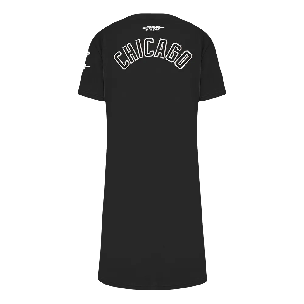 MLB CHICAGO WHITE SOX CLASSIC BIG GIRLS TOP DRESS (BLACK)