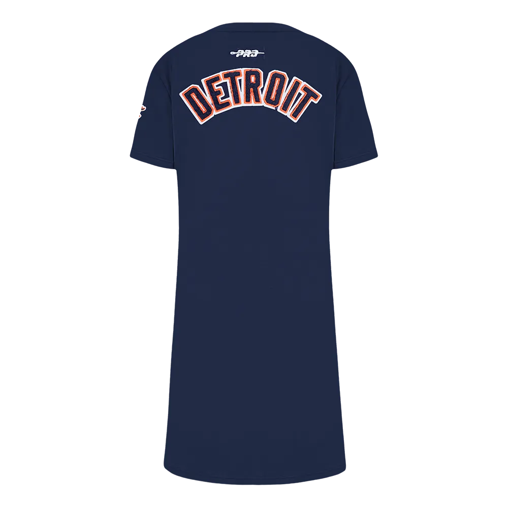 MLB DETROIT TIGERS CLASSIC BIG GIRLS TOP DRESS (MIDNIGHT NAVY)