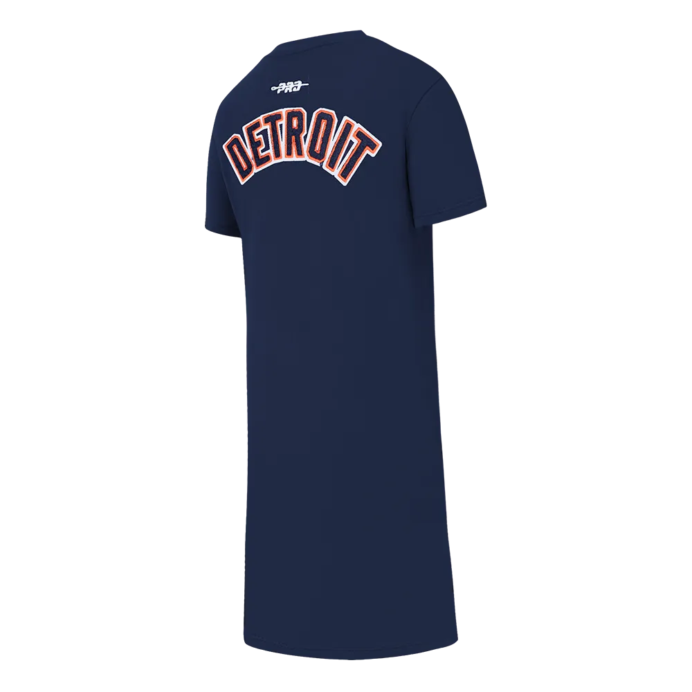 MLB DETROIT TIGERS CLASSIC BIG GIRLS TOP DRESS (MIDNIGHT NAVY)