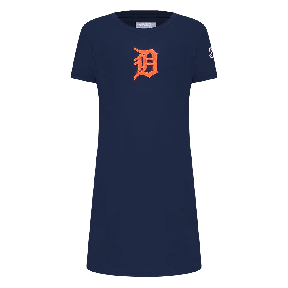 MLB DETROIT TIGERS CLASSIC BIG GIRLS TOP DRESS (MIDNIGHT NAVY)