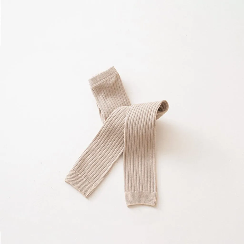 Momo Solid Color Ribbed Leggings