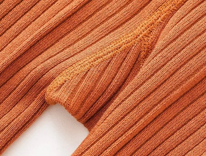 Momo Solid Color Ribbed Leggings